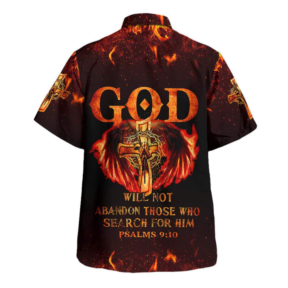 Bible Verse God Will Not Abandon Those Who Search For Him Jesus Cross Christian Summer Hawaiian Shirt Bible Verse God Will Not Abandon Those Who Search For Him Jesus Cross Christian Summer Hawaiian Shirt