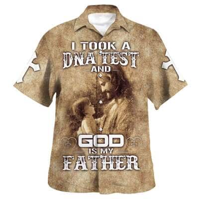 God Is My Father Jesus And Baby Christian Summer Hawaiian Shirt