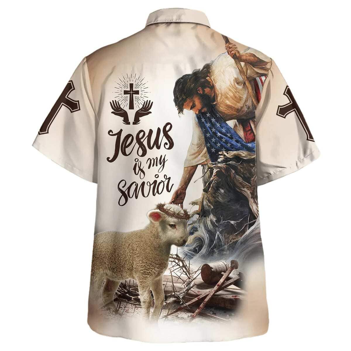 God Lamb Crown Of Thorn Jesus Is My Savior Christian Summer Hawaiian Shirt God Lamb Crown Of Thorn Jesus Is My Savior Christian Summer Hawaiian Shirt