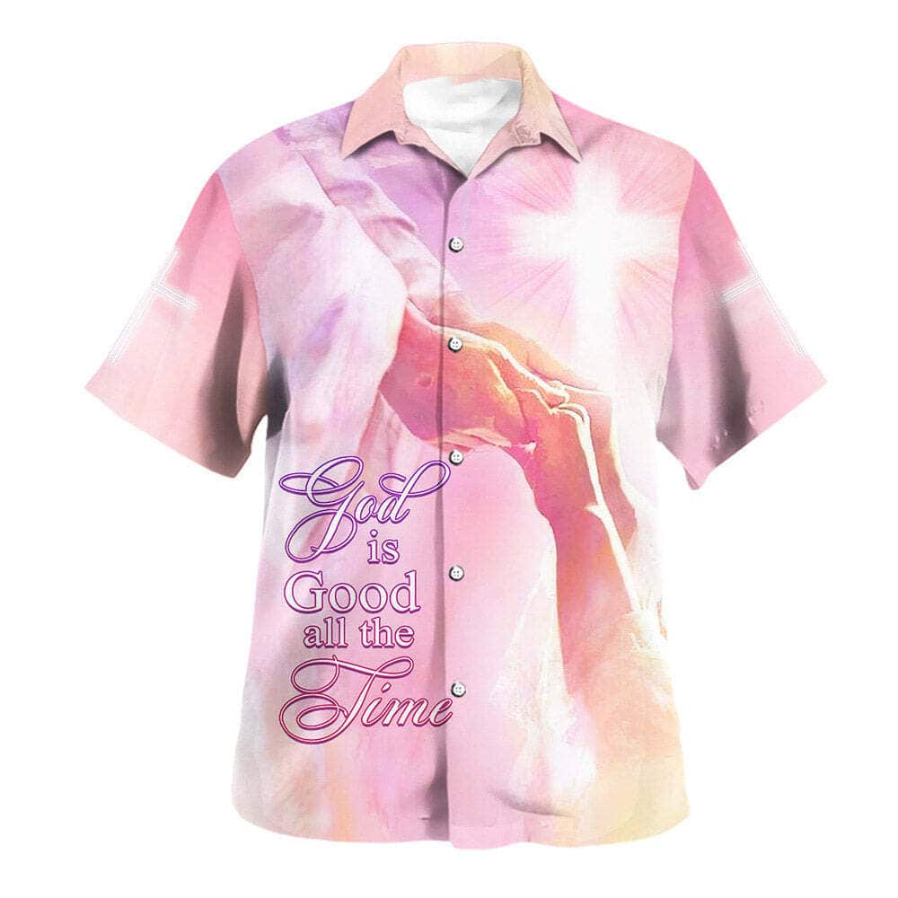 God Is Good All The Time Take My Hand God Christian Summer Hawaiian Shirt God Is Good All The Time Take My Hand God Christian Summer Hawaiian Shirt