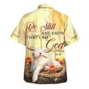 Bible Verse Be Still And Know That I Am God Lamb Christian Summer Hawaiian Shirt
