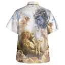 One Nation Under God Jesus Christ Lion And Lamb Christian Hawaiian Shirt One Nation Under God Jesus Christ Lion And Lamb Christian Hawaiian Shirt