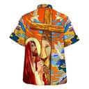 Jesus Prayer Lion Cross Dove Christian Hawaiian Shirt