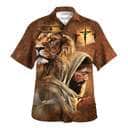 Jesus Lion Of Judah Christian Cross Hawaiian Shirt
