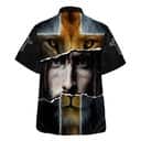Jesus Lion Cross Christian Hawaiian Shirt Faith Gift For Friend Jesus Lion Cross Christian Hawaiian Shirt Faith Gift For Friend