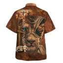Jesus Lion Cross And The Lamb Christian Hawaiian Shirt