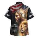 Jesus Christ Lion Way Maker Miracle Worker Christian Bible Verse Hawaiian Shirt