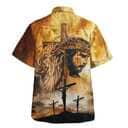 Jesus And Lion Christian Hawaiian Shirt With Cross Jesus And Lion Christian Hawaiian Shirt With Cross