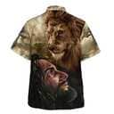 Christian Jesus Lion Christian Hawaiian Shirt Faith Gift For Friend