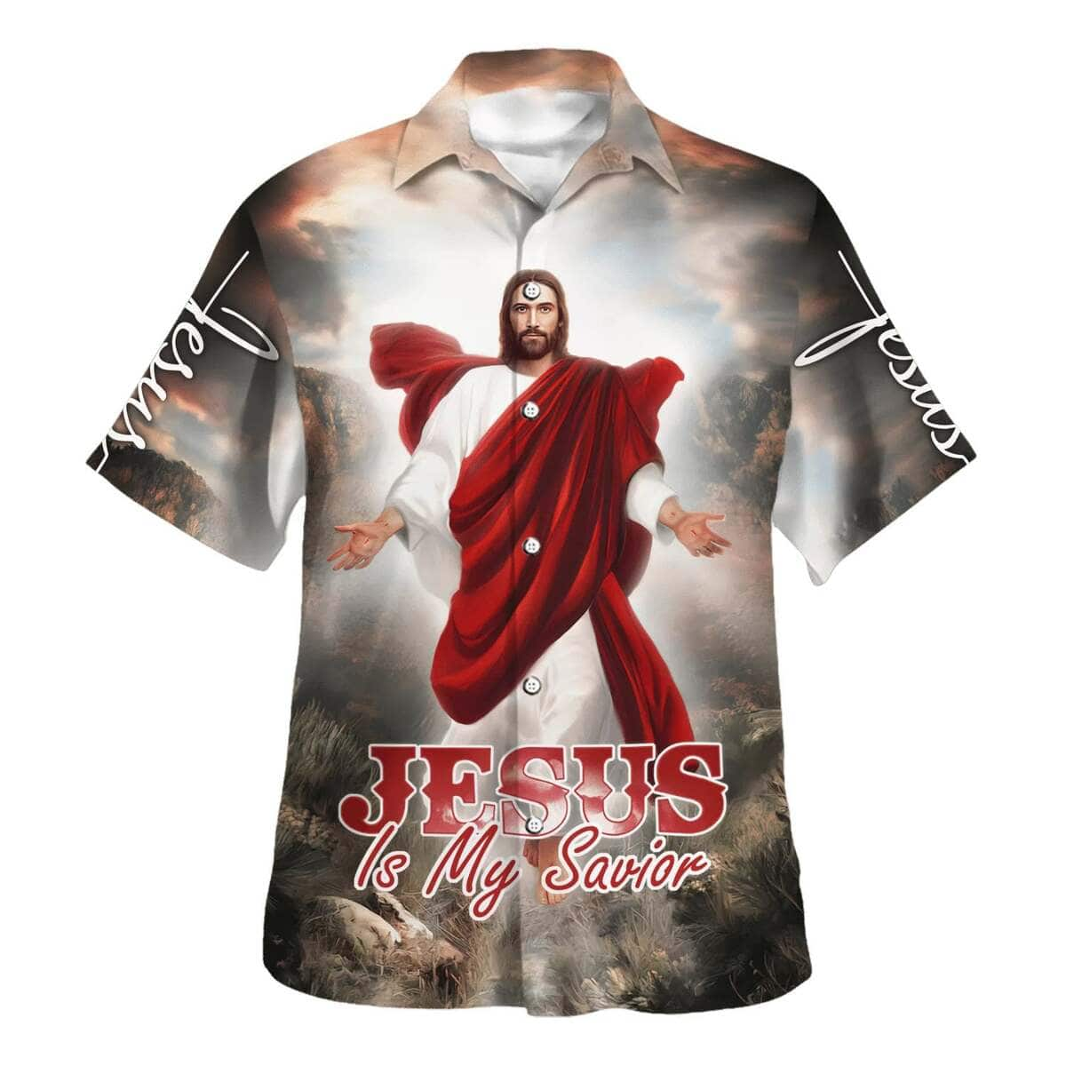 Jesus Is My Savior Put Out His Hand Christian Faith Hawaiian Shirt