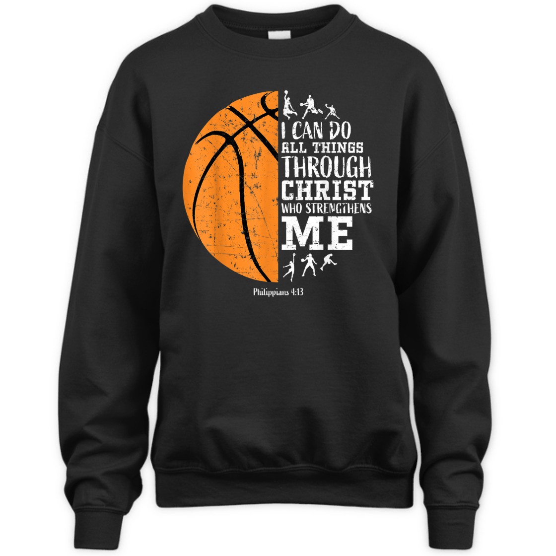 Christian Bible Verse T-Shirt I Can Do All Things Through Christ Philippians For Basketball Lover Christian Bible Verse T-Shirt I Can Do All Things Through Christ Philippians For Basketball Lover