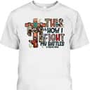 Western Leopard This Is How I Fight My Battles Christian Bible Verse T-Shirt Western Leopard This Is How I Fight My Battles Christian Bible Verse T-Shirt