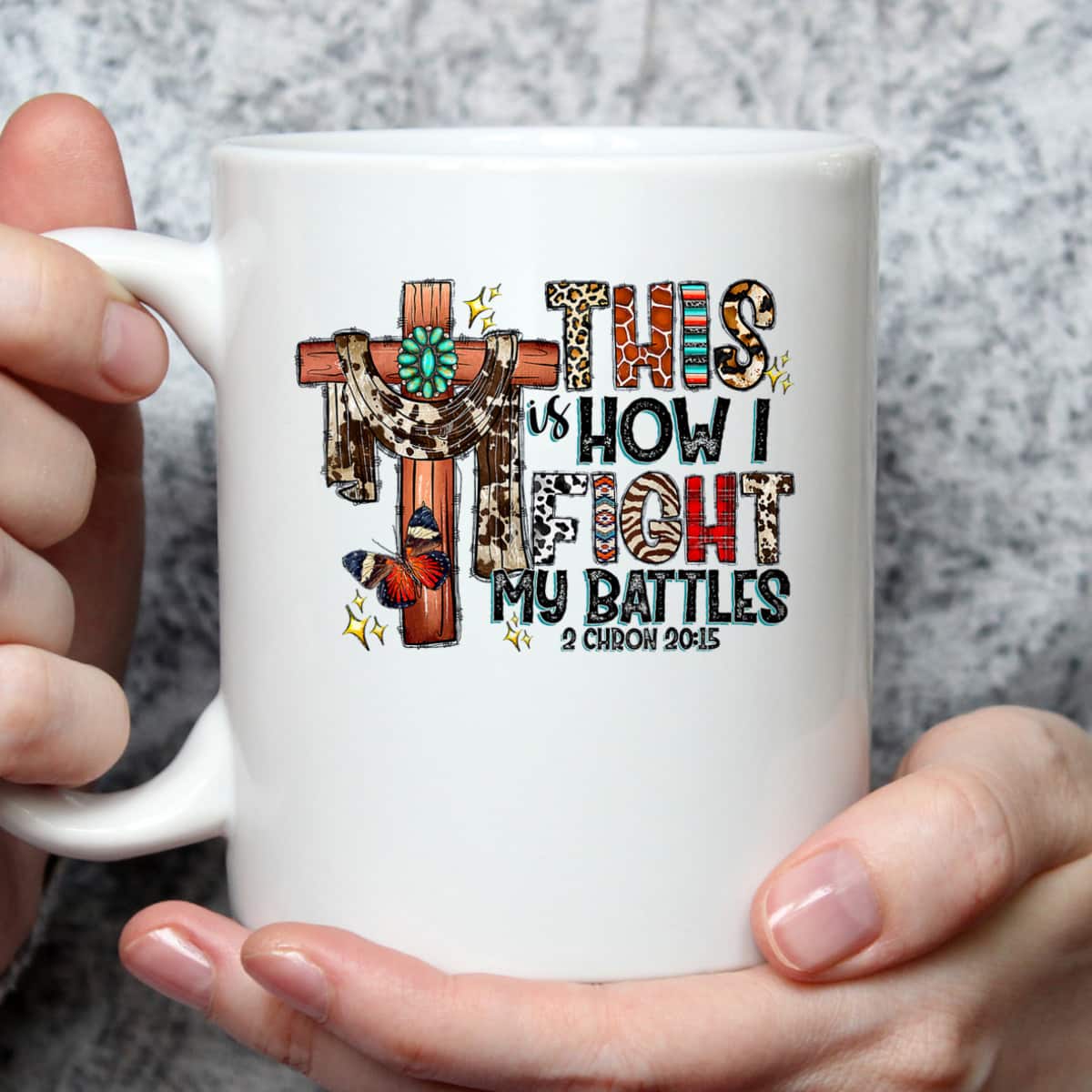 Western Leopard This Is How I Fight My Battles Christian Bible Verse T-Shirt Western Leopard This Is How I Fight My Battles Christian Bible Verse T-Shirt