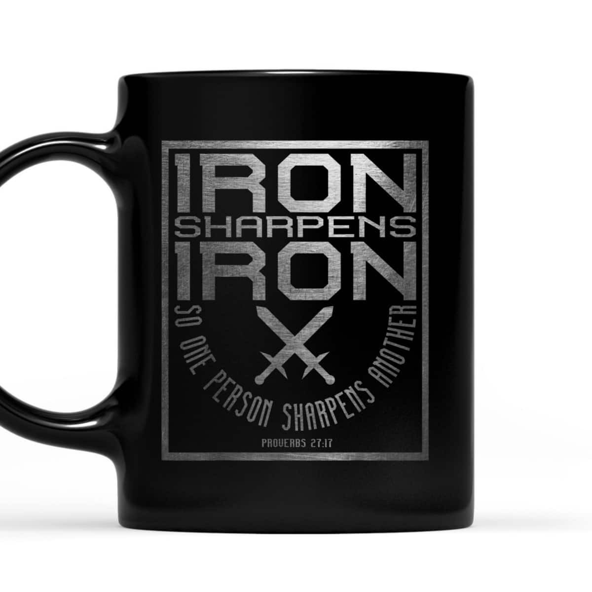 Iron Sharpens Iron Holy Christian Bible Verse T-Shirt Iron Sharpens Iron Holy Christian Bible Verse T-Shirt