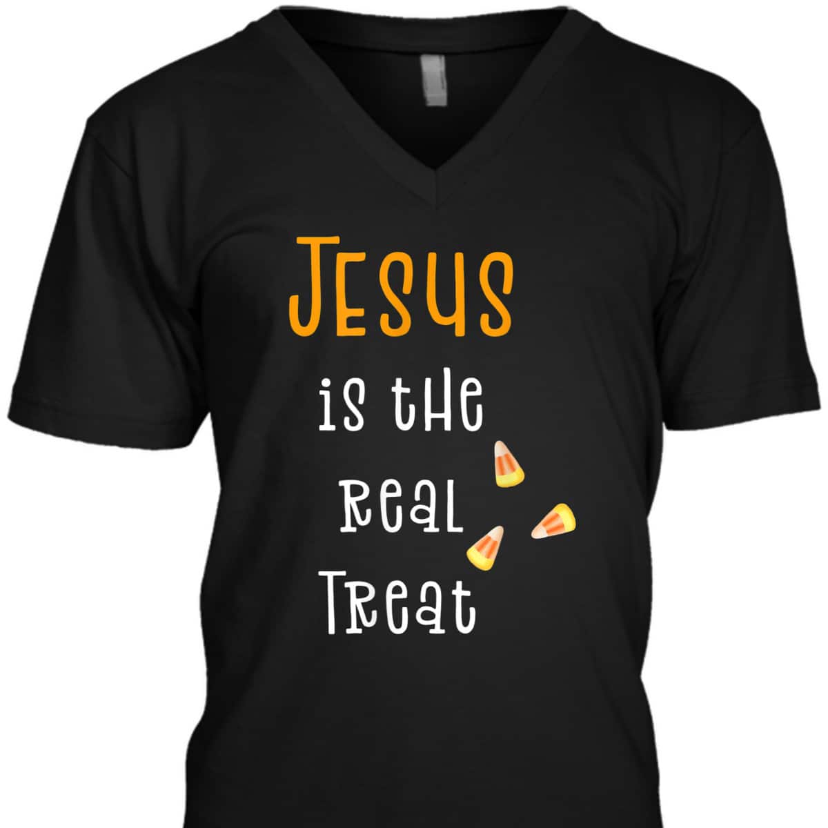 Christian Halloween Jesus Is The Real Treat T-Shirt Christian Halloween Jesus Is The Real Treat T-Shirt