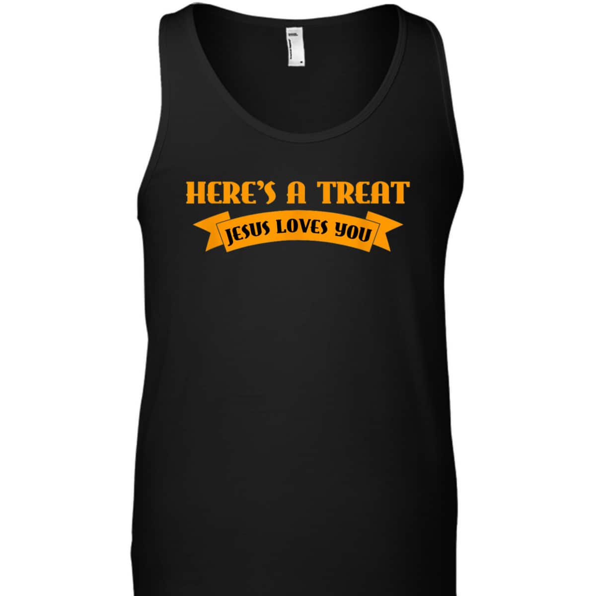 Christian Halloween Jesus Halloween Here's A Treat Jesus Loves You T-Shirt Christian Halloween Jesus Halloween Here's A Treat Jesus Loves You T-Shirt