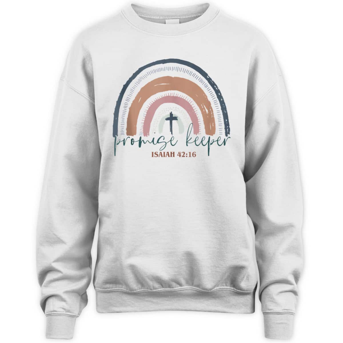 Promise Keeper Christian Bible Quote Boho Rainbow T-Shirt Promise Keeper Christian Bible Quote Boho Rainbow T-Shirt
