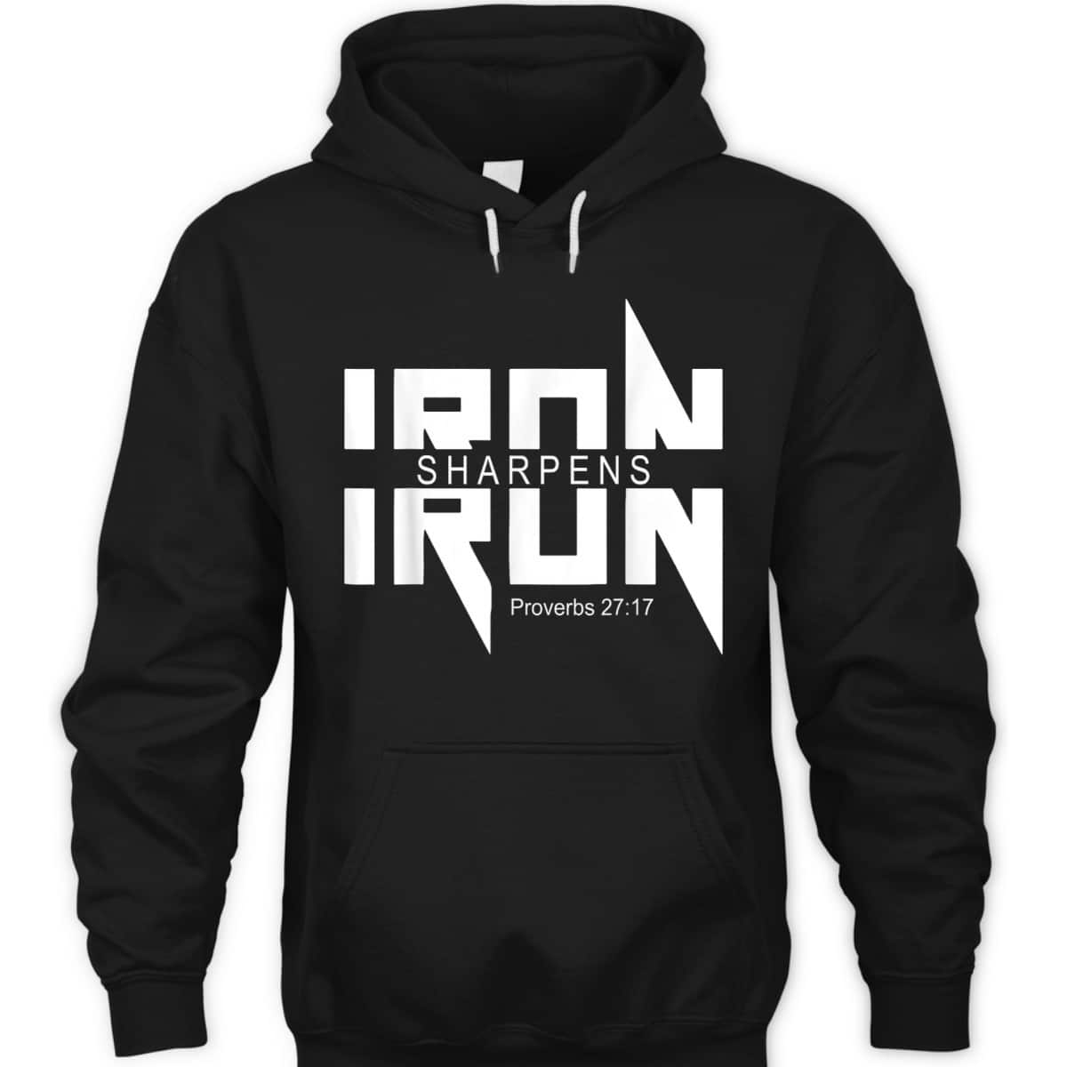 Iron Sharpens Iron Bible Jesus Faith Religious Christian T-Shirt