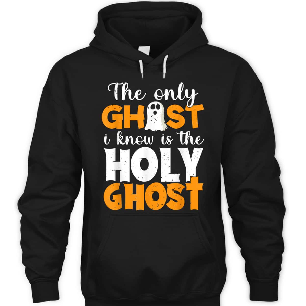 The Only Ghost I Know Is The Holy Ghost Halloween Christian T-Shirt