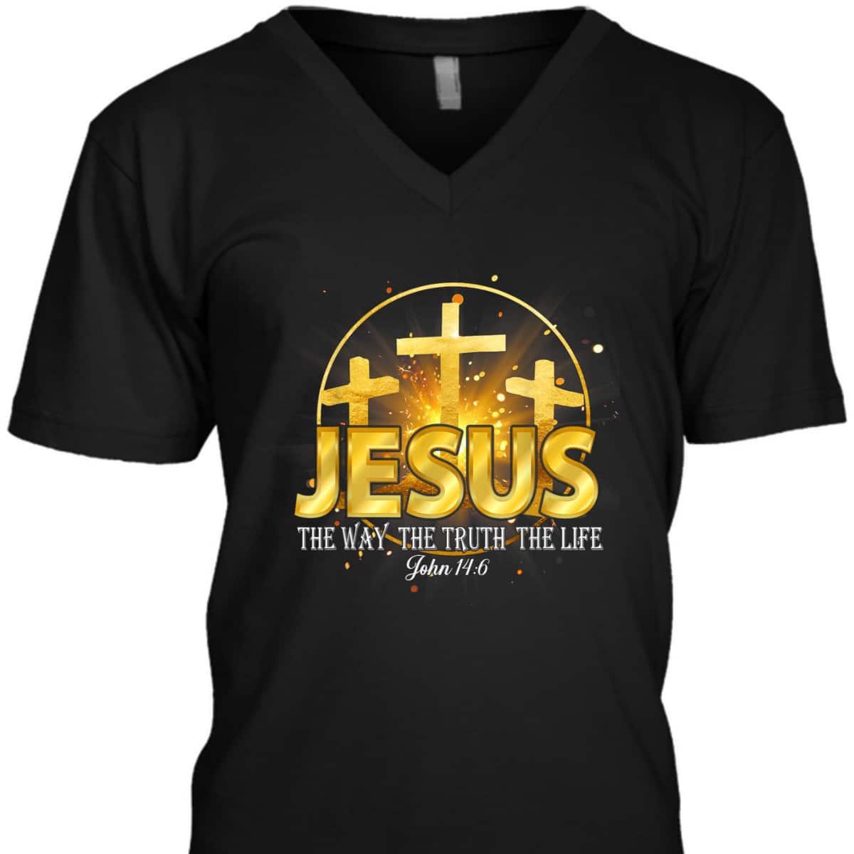 Jesus The Way The Truth The Life Bible Verse John 16:4 Christian T-Shirt