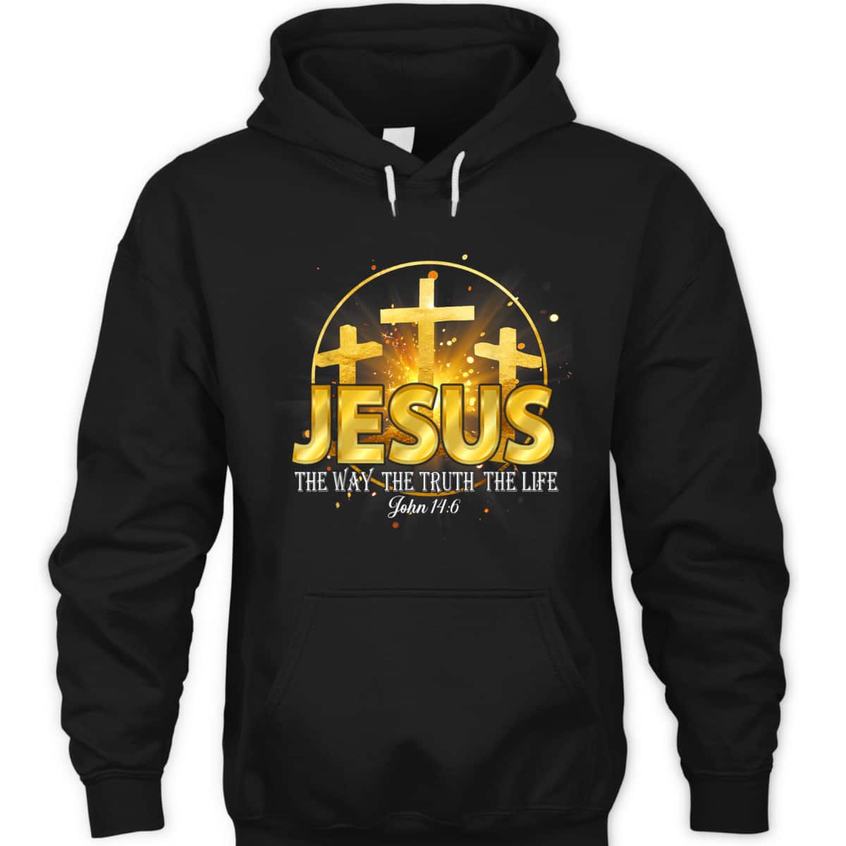 Jesus The Way The Truth The Life Bible Verse John 16:4 Christian T-Shirt