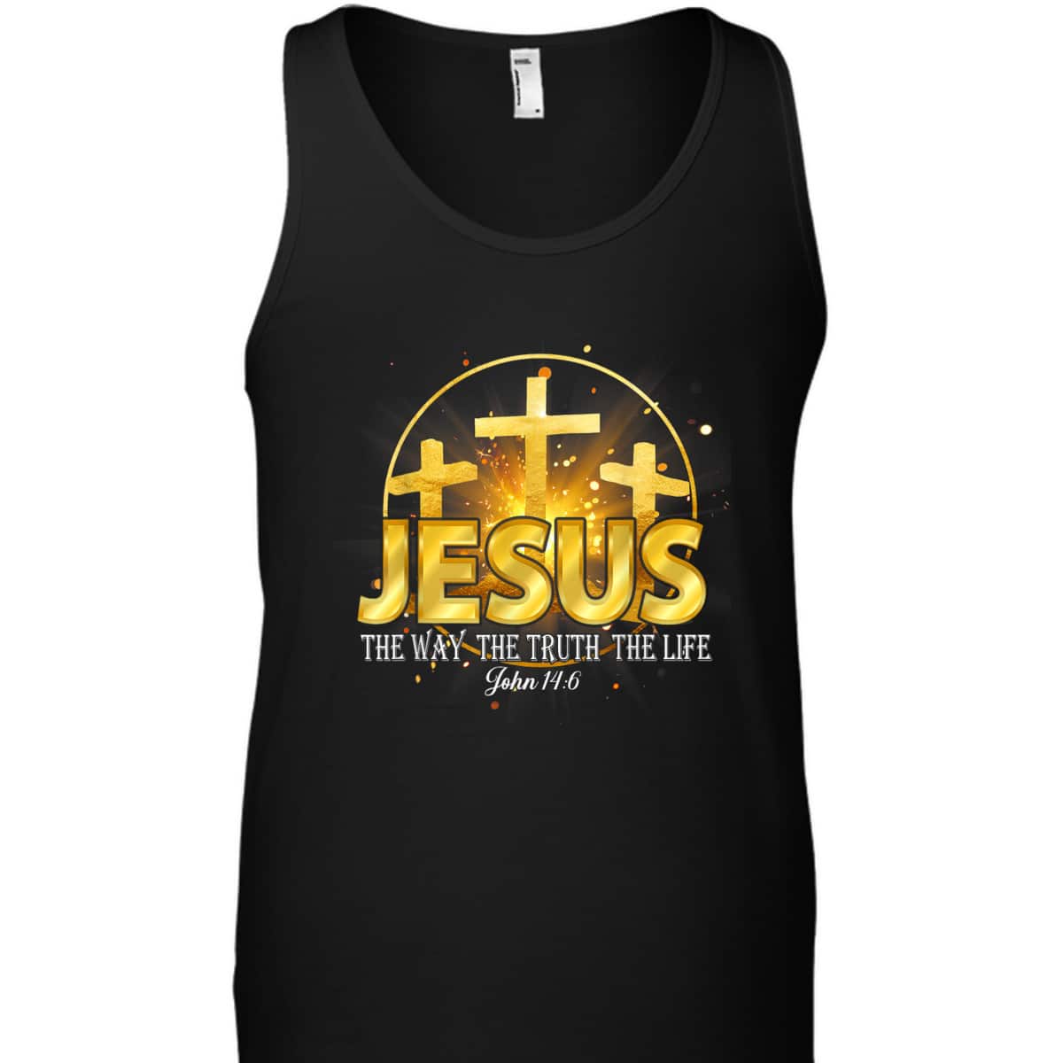 Jesus The Way The Truth The Life Bible Verse John 16:4 Christian T-Shirt