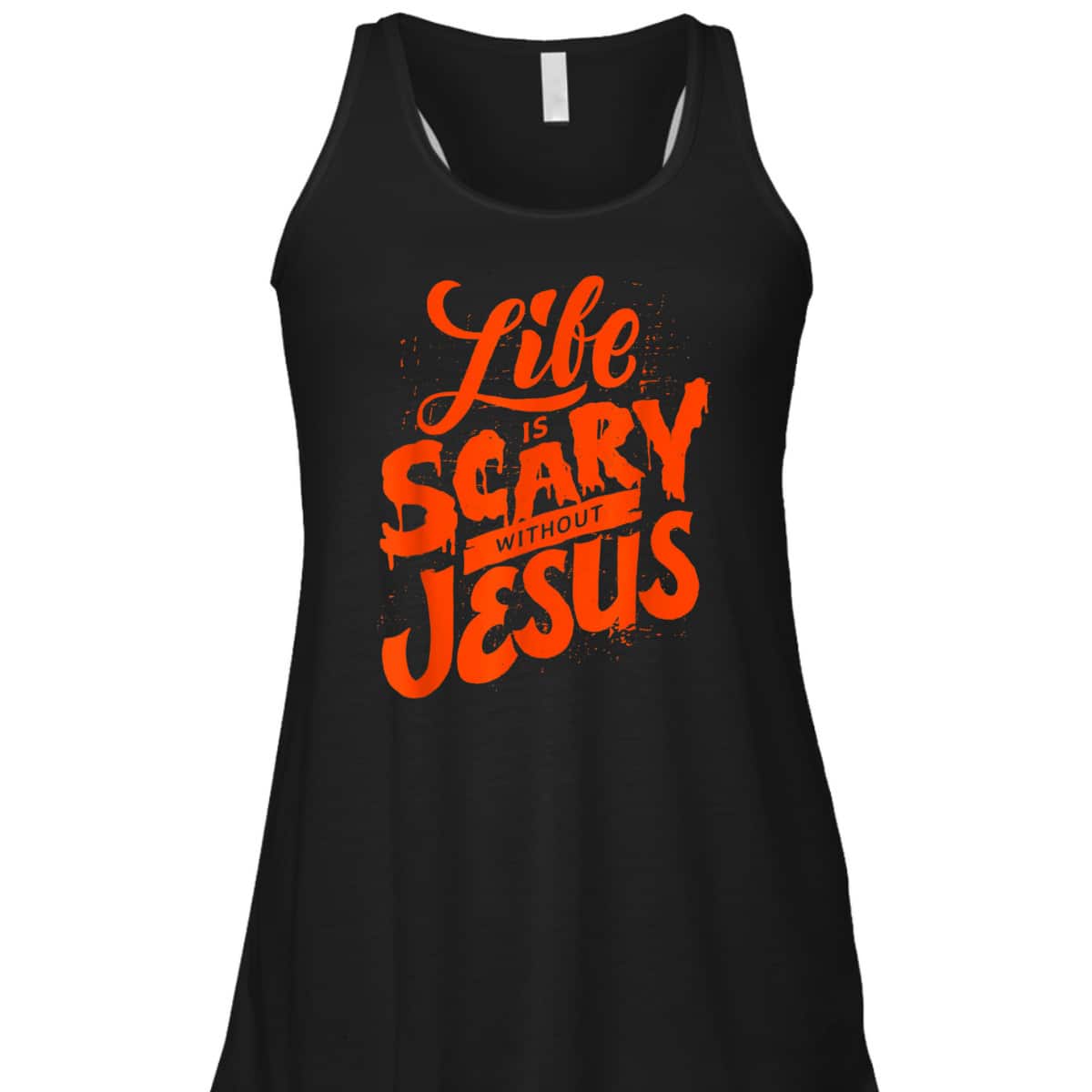 Life Is Scary Without Jesus Christian Faith Halloween T-Shirt