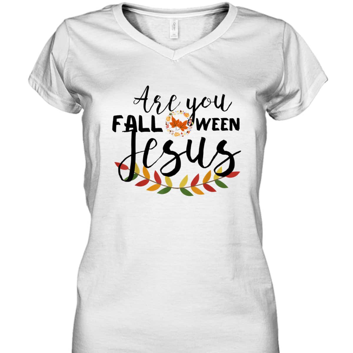 Are You Fall-O-Ween Jesus Christian Halloween Pumpkin Lover T-Shirt