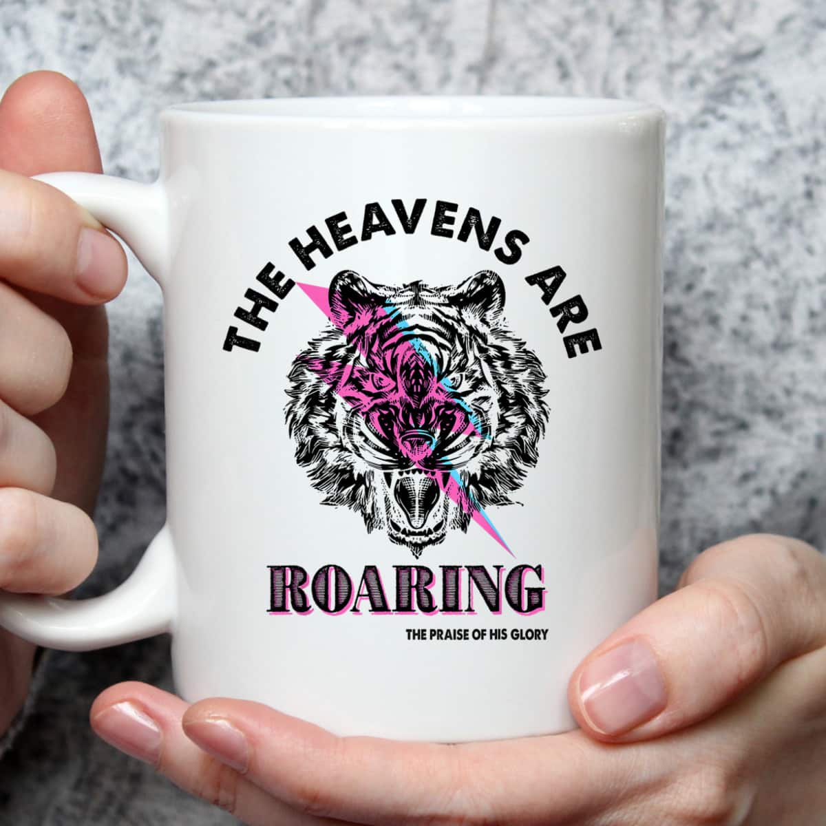 The Heaven Are Roaring Bible Verse Christian The Praise Of His Glory T-Shirt