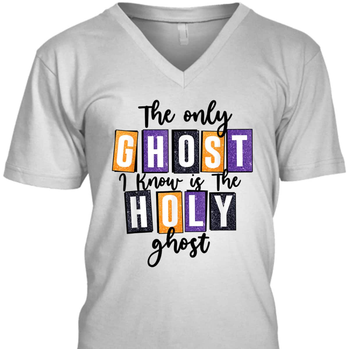 Christian The Only Ghost I Know Is The Holy Ghost Halloween T-Shirt