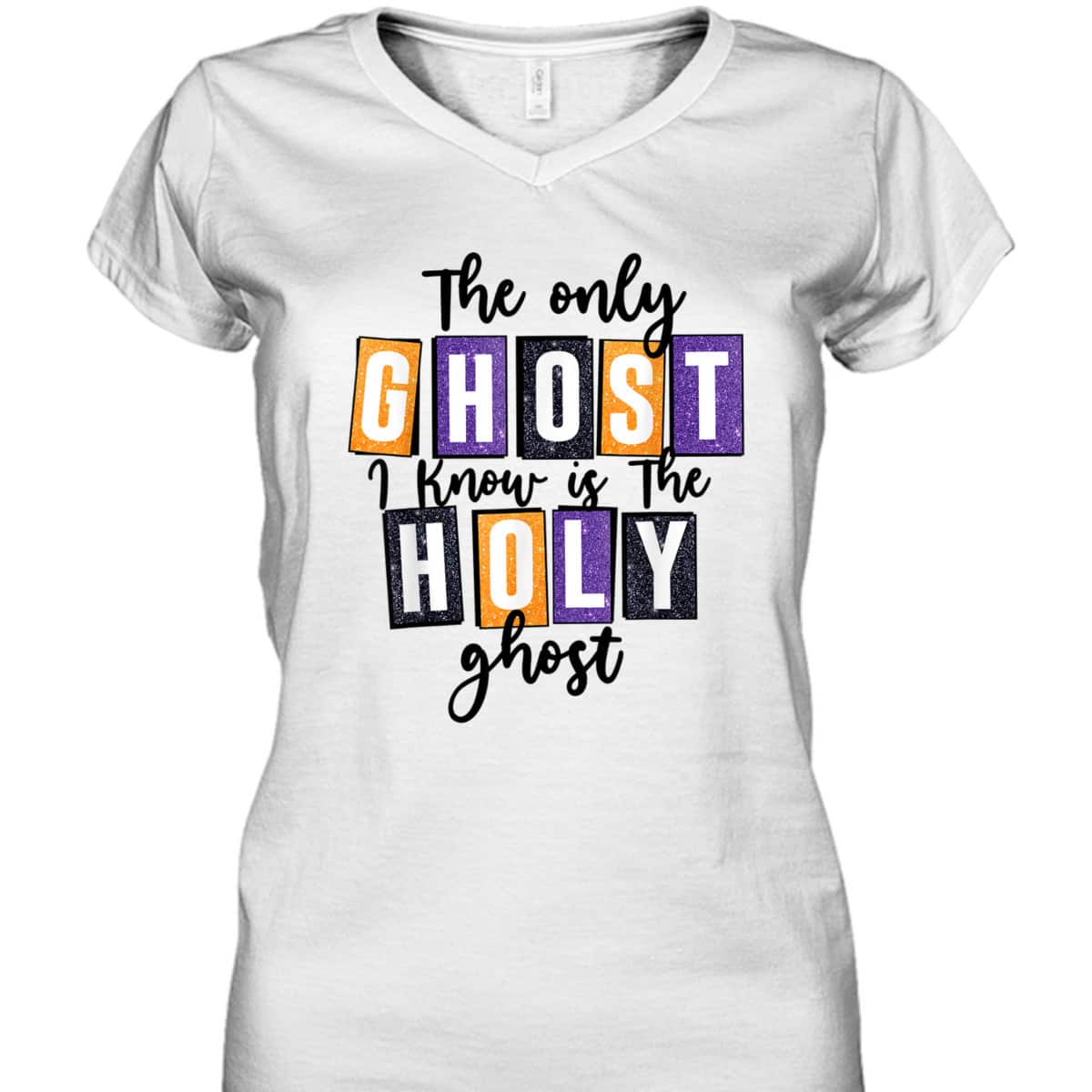 Christian The Only Ghost I Know Is The Holy Ghost Halloween T-Shirt