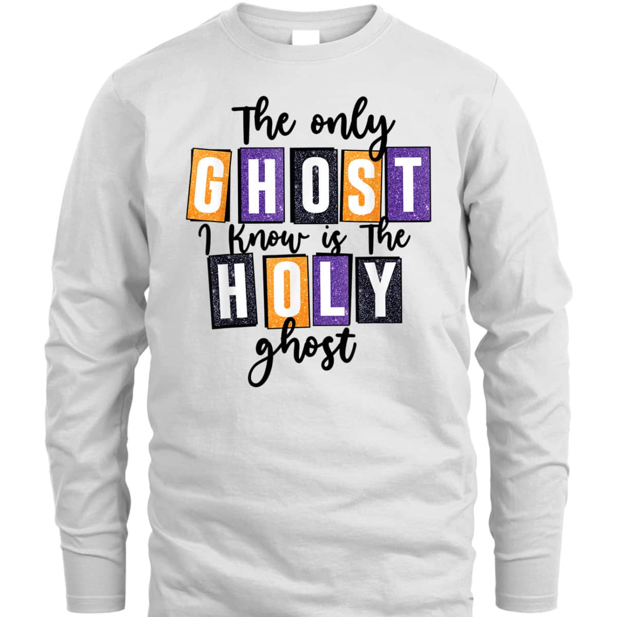 Christian The Only Ghost I Know Is The Holy Ghost Halloween T-Shirt