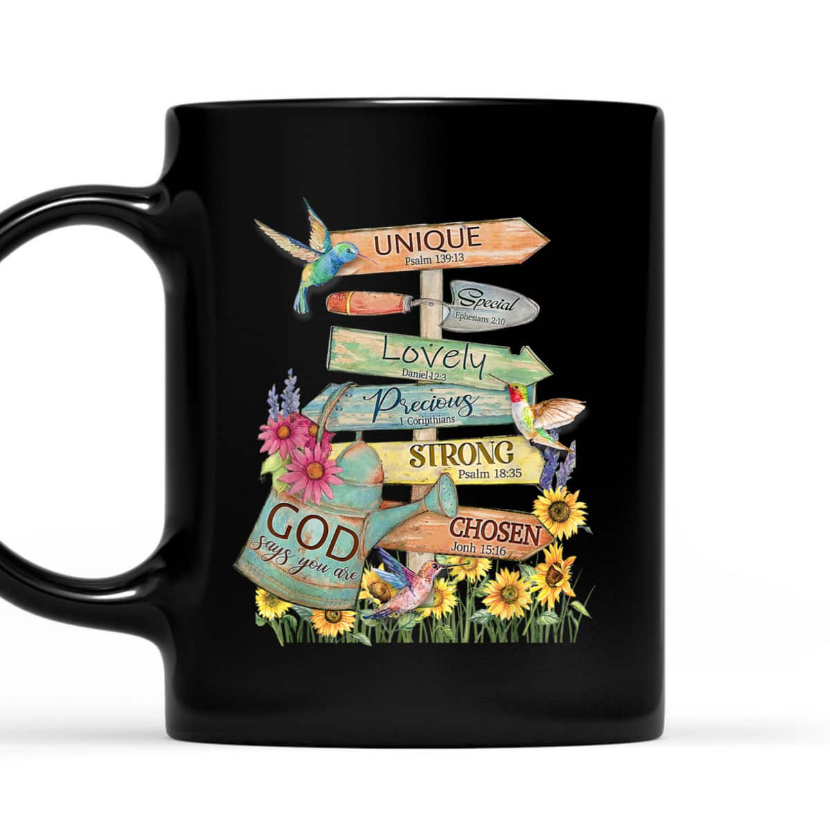 Jesus Garden Flower Hummingbird God Say You Are Bible Verse T-Shirt Jesus Garden Flower Hummingbird God Say You Are Bible Verse T-Shirt