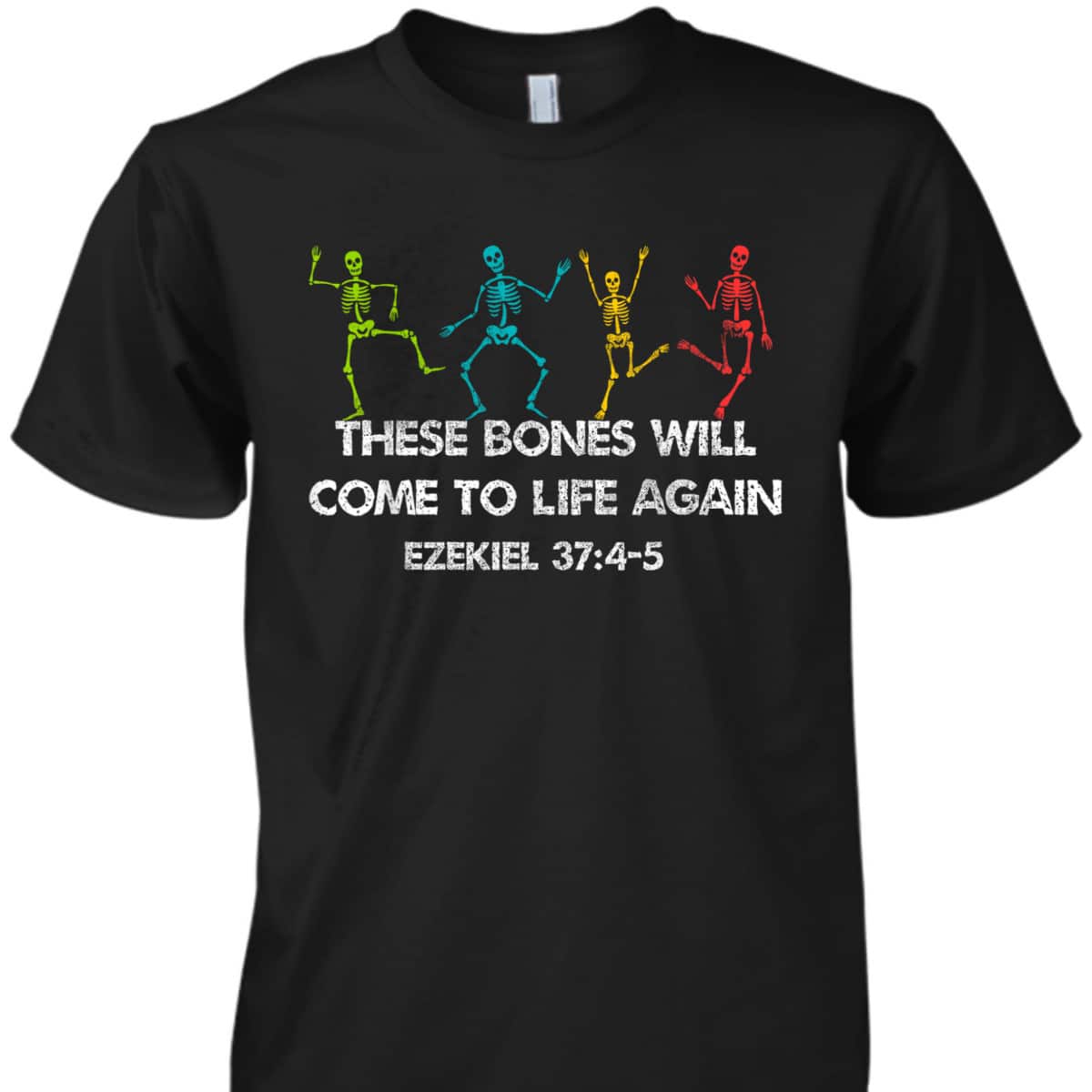 Christian Halloween Jesus Church Cross Bible Verse Ezekiel T-Shirt