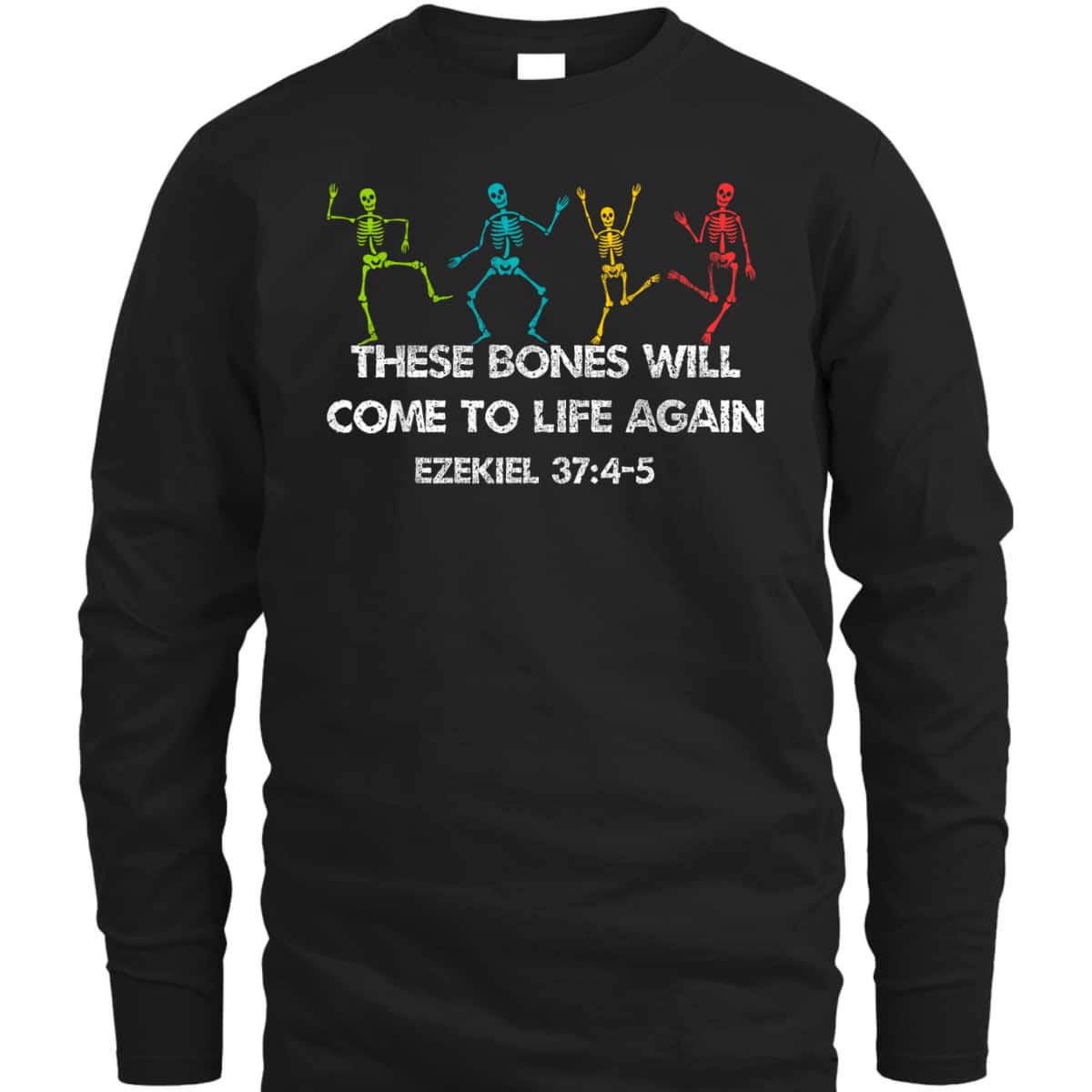 Christian Halloween Jesus Church Cross Bible Verse Ezekiel T-Shirt