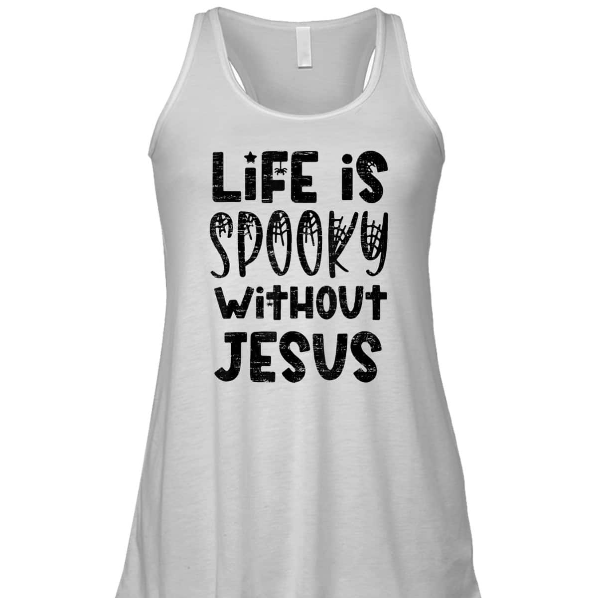 Life Is Spooky Without Jesus Christian Religious Halloween T-Shirt