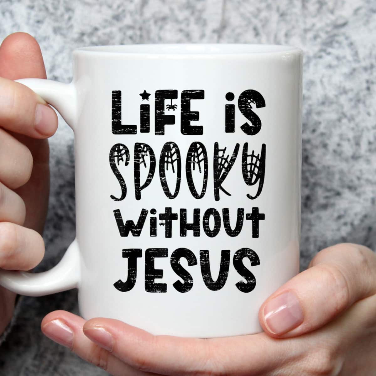 Life Is Spooky Without Jesus Christian Religious Halloween T-Shirt