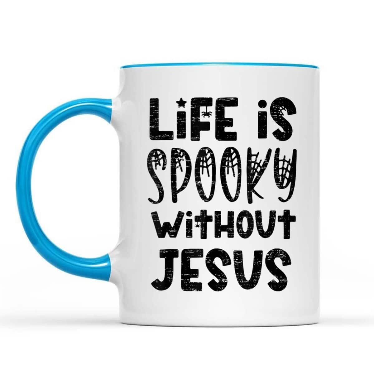 Life Is Spooky Without Jesus Christian Religious Halloween T-Shirt
