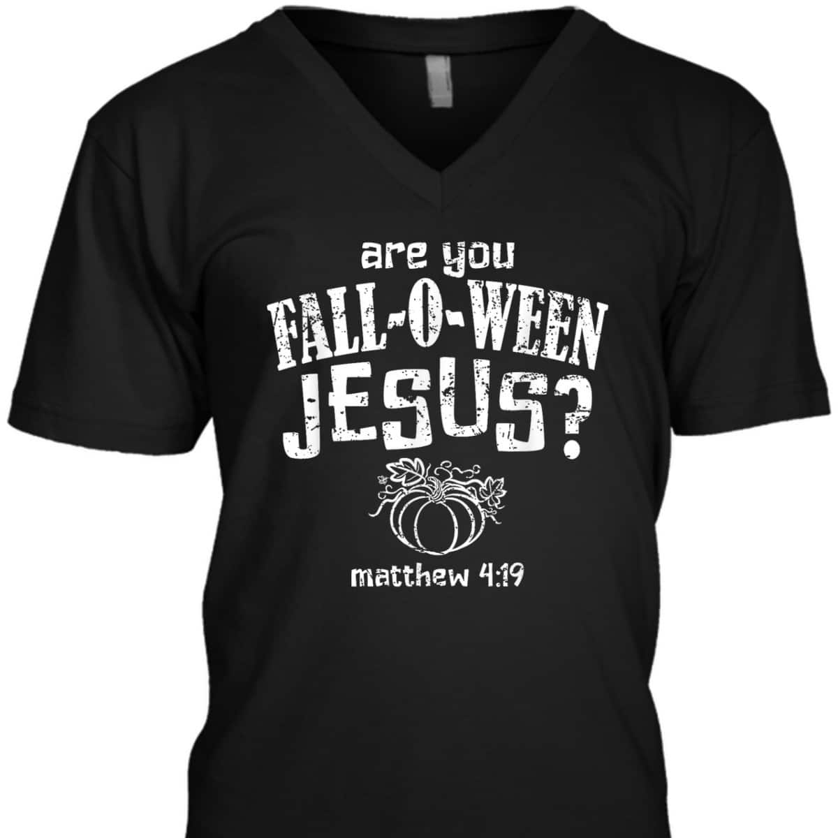Christian Halloween Fall-O-Ween Jesus T-Shirt Christian Halloween Fall-O-Ween Jesus T-Shirt