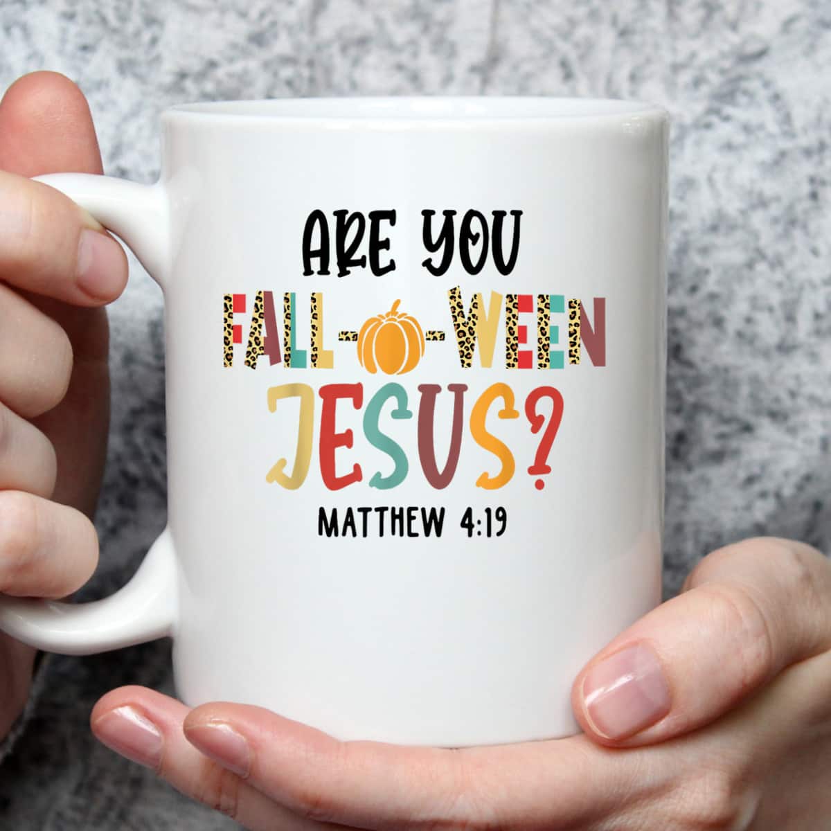 Are You Fall-O-Ween Jesus Funny Pumpkin Christian Halloween Bible Verse T-Shirt