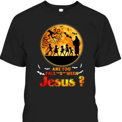 Halloween Skeletons Are You Fall-o-ween Jesus Matthew Christian Faith T-Shirt