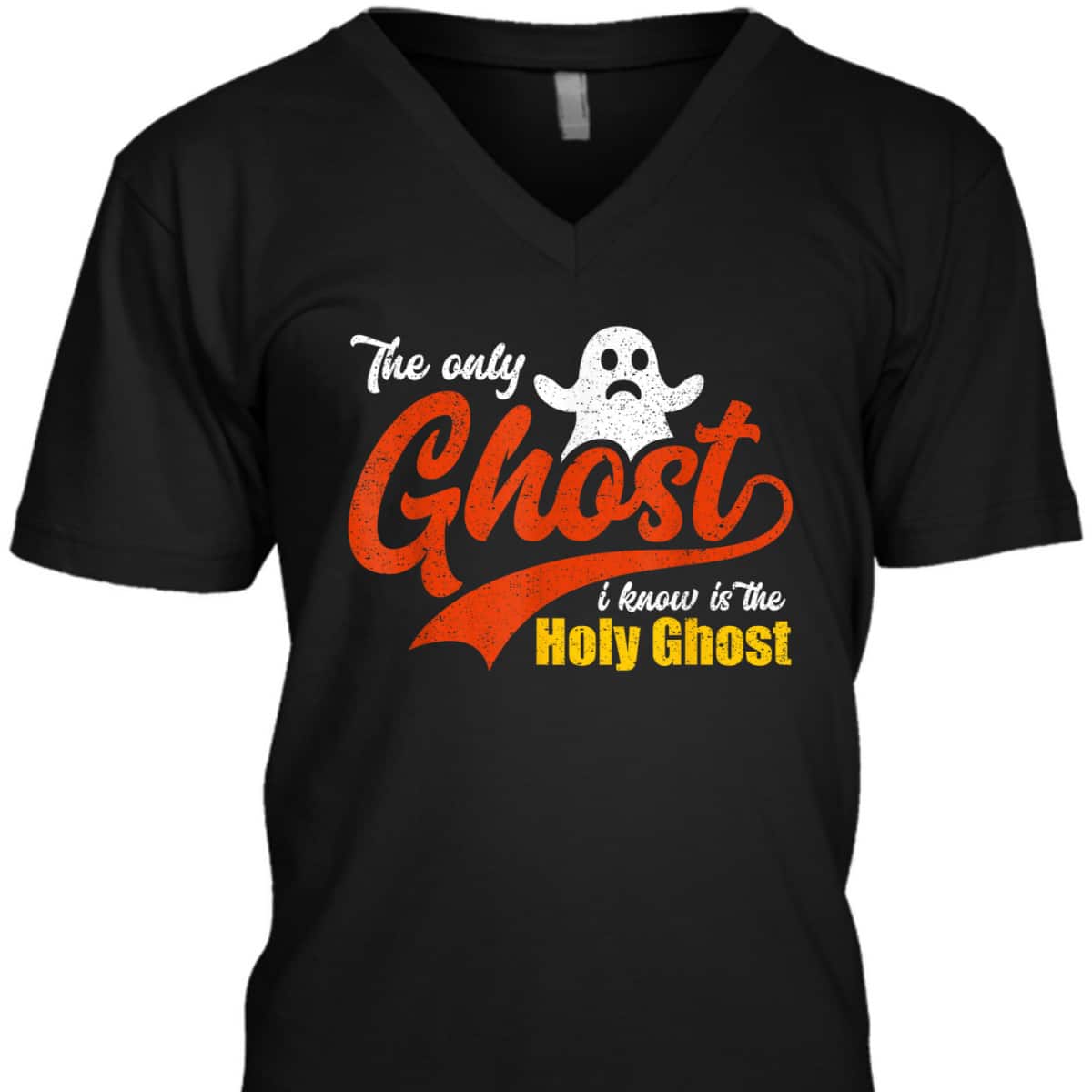 Christian Halloween The Only Ghost I Know Is The Holy Ghost T-Shirt