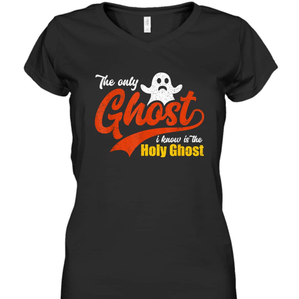 Christian Halloween The Only Ghost I Know Is The Holy Ghost T-Shirt