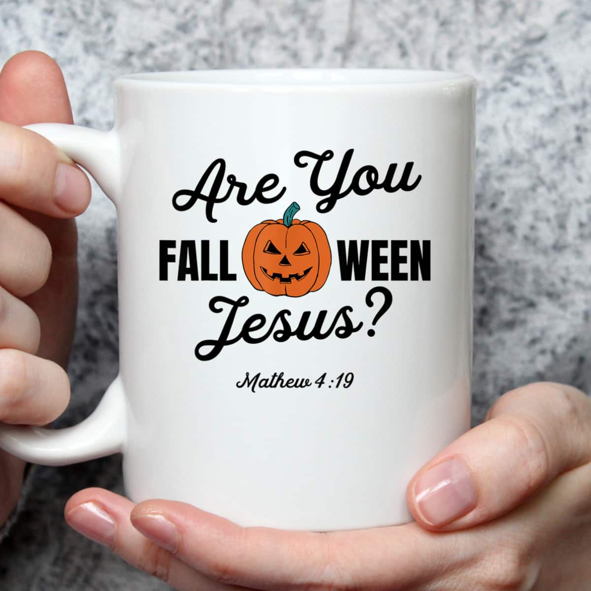 Halloween Are You Fall-O-Ween Jesus Matthew Christian Faith Pumpkin T-Shirt