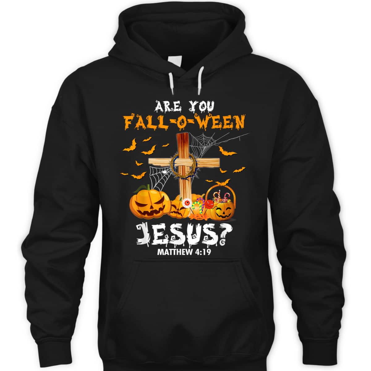 Halloween Christian T-Shirt Are You Fall O Ween Jesus Matthew Bible Verse