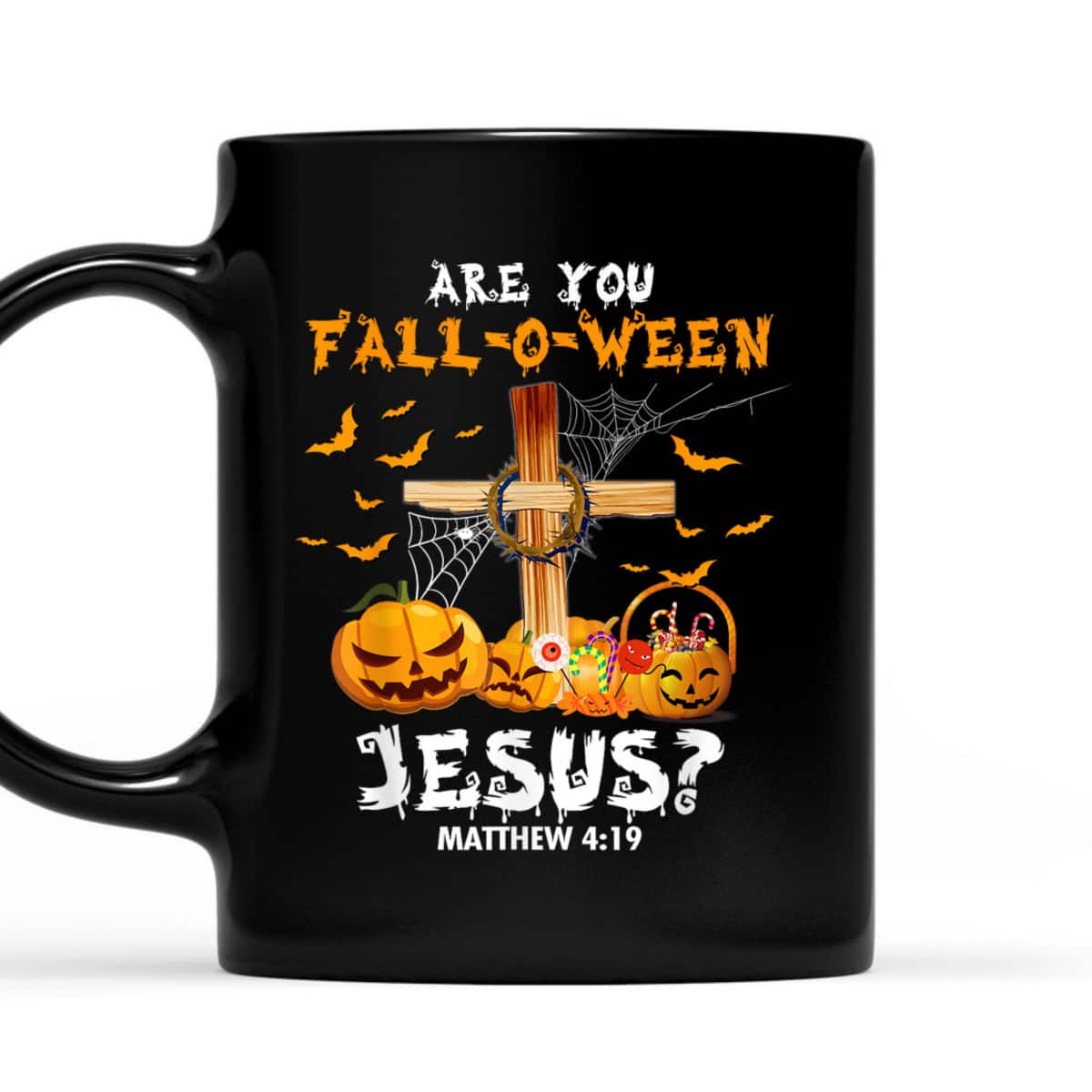 Halloween Christian T-Shirt Are You Fall O Ween Jesus Matthew Bible Verse