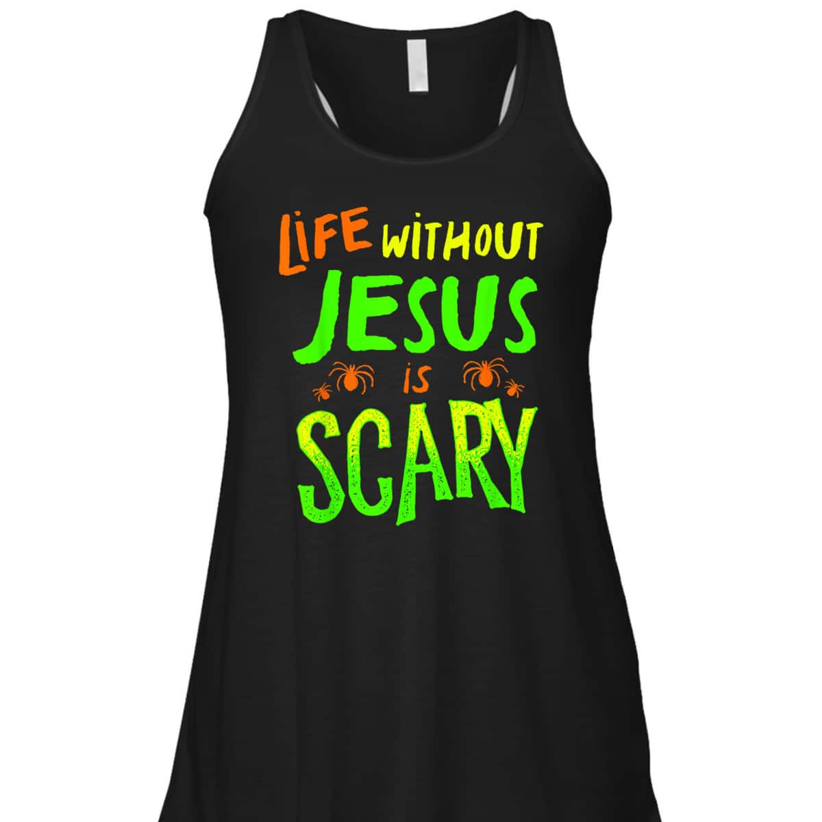 Christian Halloween T-Shirt Life Without Jesus Is Scary Fall