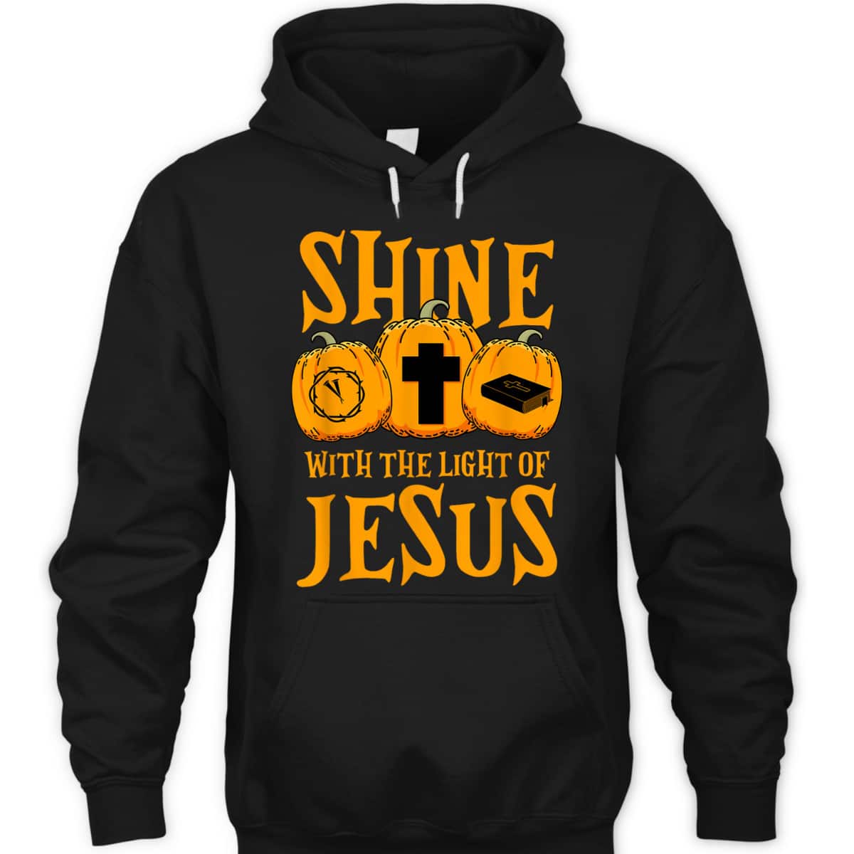 Shine With The Light Of Jesus Halloween Christian T-Shirt