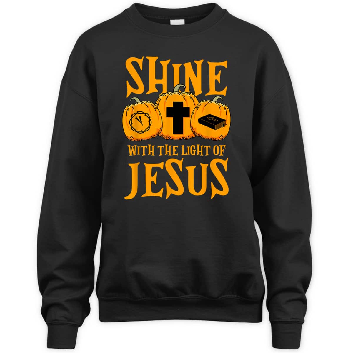 Shine With The Light Of Jesus Halloween Christian T-Shirt