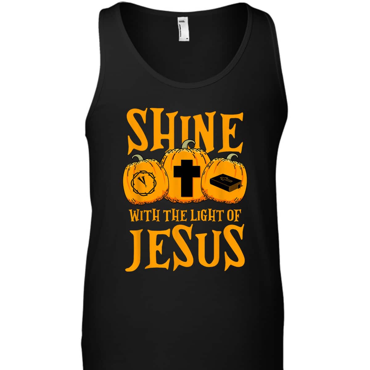 Shine With The Light Of Jesus Halloween Christian T-Shirt
